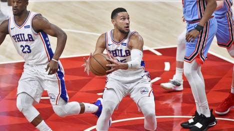Ben Simmons in Aktion für die 76ers