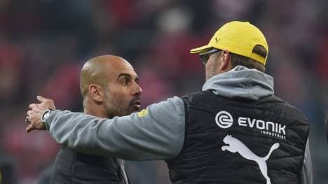 Pep Guardiola und Jürgen Klopp