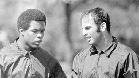 Gale Sayers und Brian Piccolo als Teamkollegen bei den Chicago Bears