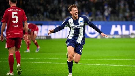 Maurice Krattenmacher traf in der Nachspielzeit für Hertha