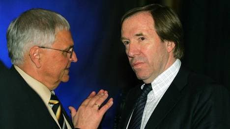 Theo Zwanziger (l.) und Günter Netzer werden sich wohl vor Gericht sehen