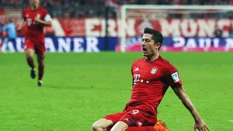 FC Bayern Muenchen v VfL Wolfsburg - Bundesliga-Robert Lewandowski