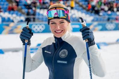 Biathlon-Größe im Babyglück