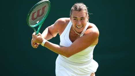 Sabalenka nimmt an Protest teil