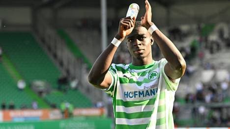 Joshua Quarshie bei seiner letzten Leihstation in Fürth