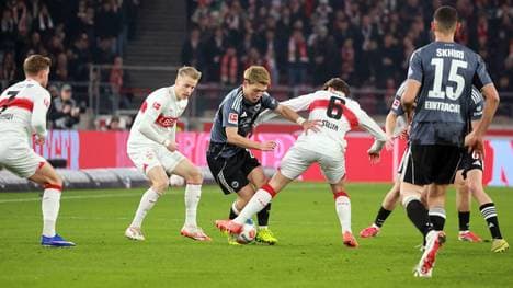 Eintracht Frankfurt empfängt den VfB Stuttgart