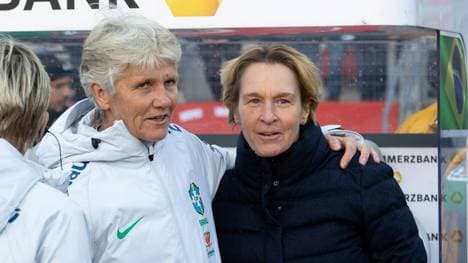 Kennen sich gut: Sundhage (l.) und Voss-Tecklenburg