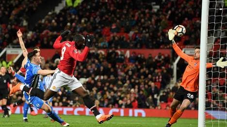 Romelu Lukaku brachte Manchester United gegen Brighton & Hove Albion in Führung