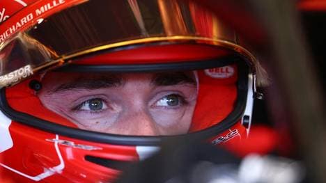 Charles Leclerc im Sprint Shootout vorne