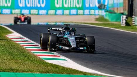George Russell in Monza