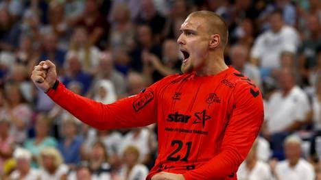 Dario Quenstedt bildet mit Andreas Wolff das neue Torhüter-Duo