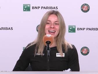 Die polnische Tennisspielerin Maja Chwalinska ist froh, das Turnier beendet zu haben, und hofft, dass nun nach den stressigen Wochen ihr Appetit zurückkehrt.