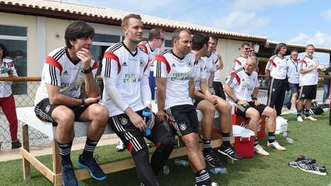 Brazilian Indians Visit The German National Team