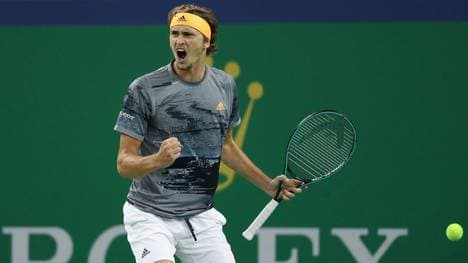 Alexander Zverev steht beim Shanghai-Masters im Finale
