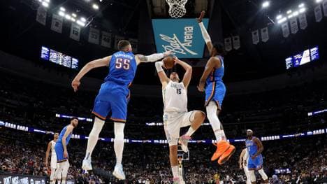 Hartenstein (Nr.55) konnte Denver nicht stoppen