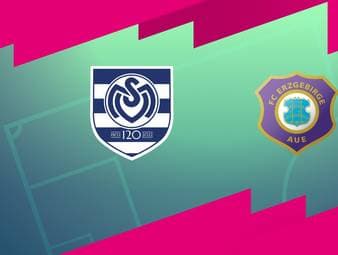 MSV Duisburg - FC Erzgebirge Aue: Tore und Highlights | 3. Liga