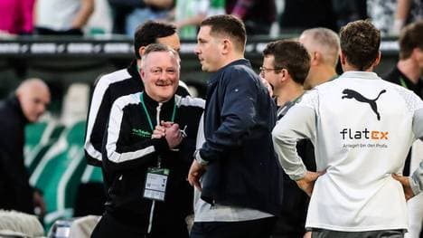 Nils Schmadtke (r.) verlässt Gladbach