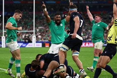 Rugby-WM: Irland im Viertelfinale