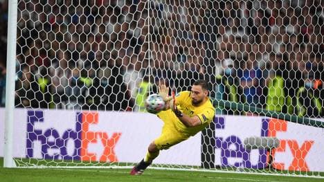 Gianluigi Donnarumma hielt im Finale gegen England zwei Elfmeter