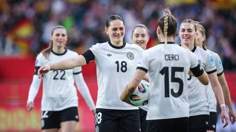 Giovanna Hoffmann (Nr. 18) will im EM-Casting punkten