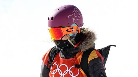 Silvia Mittermüller fuhr zwar noch zur Piste, musste ihren Start dann aber absagen