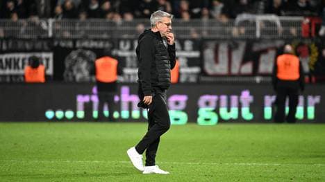 Urs Fischer macht mit Union Berlin eine harte Zeit durch