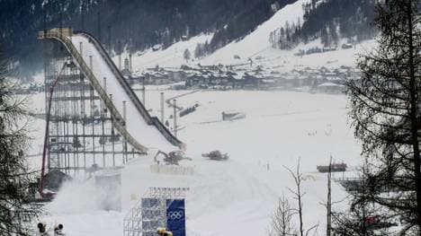 In Livigno wurden Anlagen für die Spiele errichtet