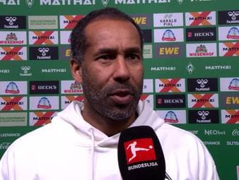 Der SV Werder hat die ersten Zähler unter Neu-Trainer Daniel Thioune gesammelt, der sich nach dem Spiel sichtlich erleichtert zeigt. 