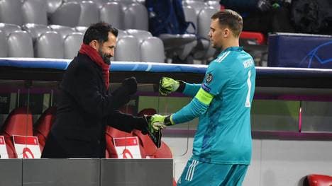 Hasan Salihamidzic (l.) muss sich überlegen, wie der FC Bayern auf den Neuer-Schock reagiert