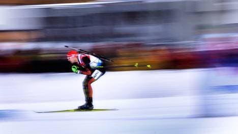 Johannes Kühn durfte sich in Oberhof über Rang drei freuen