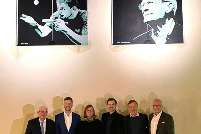 Deutsche Tischtennis-Ikonen geehrt