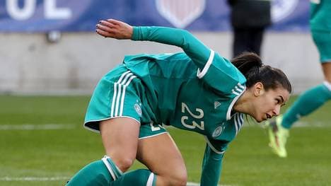 Hasret Kayikci brachte die DFB-Frauen in Führung