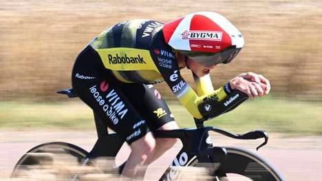 Jonas Vingegaard musste beim Zeitfahren einen herben Rückschlag einstecken