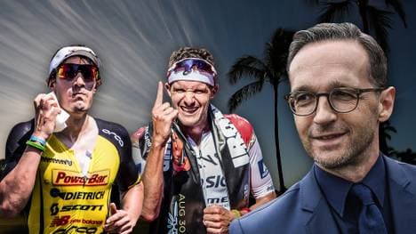 Jochen Maas (r.) freut sich auf den Showdown zwischen Jan Frodeno und Sebastian Kienle