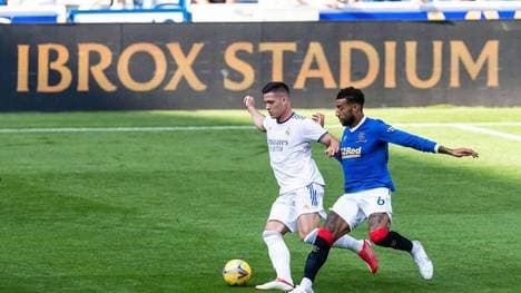 Luka Jovic konnte gegen die Rangers nicht überzeugen