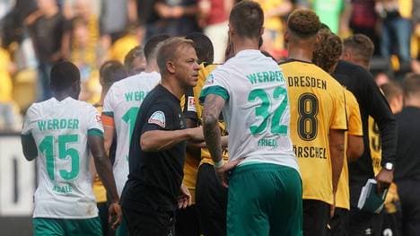 Für Bremen war es in Dresden ein gebrauchter Nachmittag