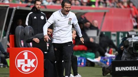 Dirk Schuster schwimmt mit dem 1. FC Kaiserslautern auf einer Erfolgswelle