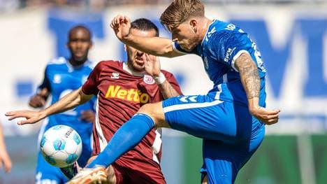 Wer behält im Duell zwischen der Alten Dame und dem FCM (im Bild: Marcus Mathisen) im Hertha Magdeburg Tipp die Oberhand?