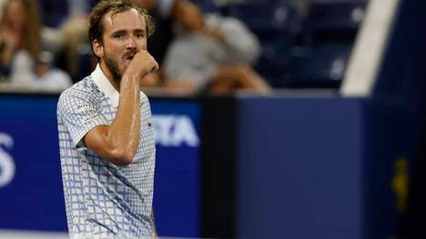 Daniil Medvedev provozierte auch mit einigen Gesten