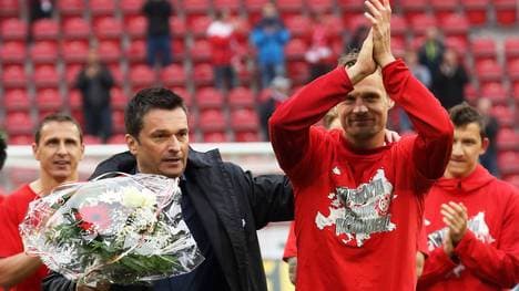 Christian Heidel (l.) und Bo Svensson könnten zu Mainz 05 zurückkehren