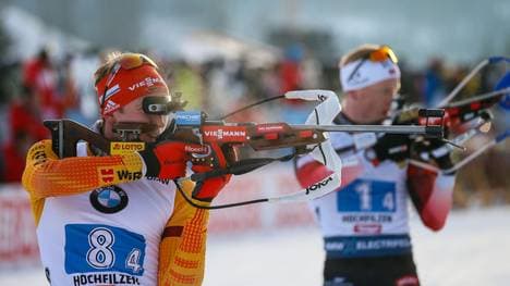 Benedikt Doll ist mit der deutschen Staffel Dritter in Oberhof geworden