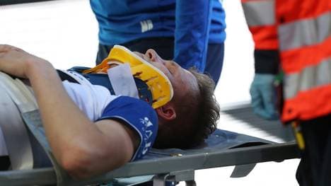 Fabian Kunze erleidet Wirbelsäulenprellung