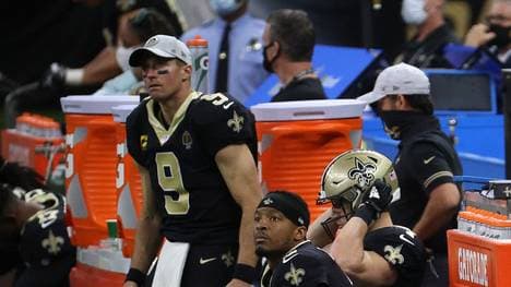 Drew Brees (l.) fehlt den Saints für längere Zeit