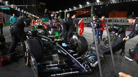 Für Lewis Hamilton und Mercedes war es ein schwieriges Wochenende in Las Vegas
