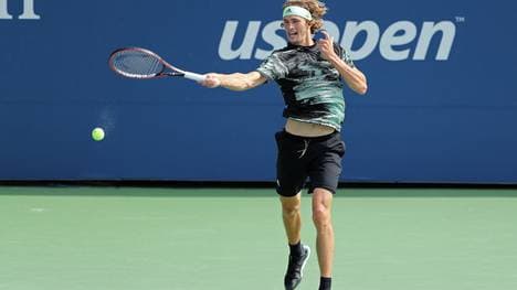 Alexander Zverev peilt die 3. Runde bei den US Open an