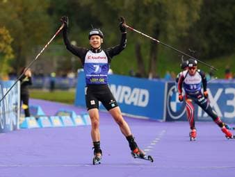 Die Biathleten sind mit dem Loop One Festival im Münchener Olympiapark in die neue Saison gestartet. DSV-Star Justus Strelow setzt direkt ein erstes Ausrufezeichen. 