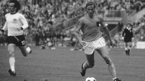 Johan Neeskens im WM-Finale 1974