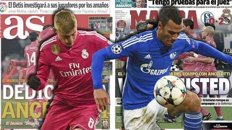 Pressestimmen Schalke - Real