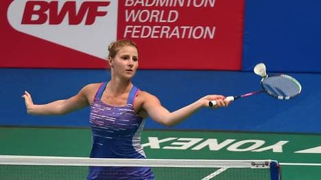 Fabienne Deprez gewann ihr WM-Aufaktspiel