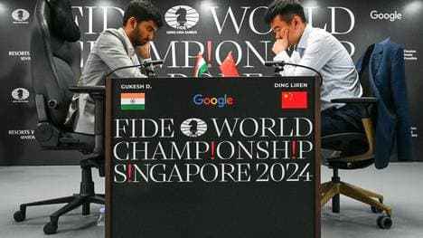 Kein Sieger in der zweiten Partie der Schach-WM